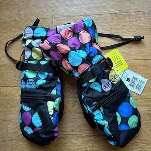 BURTON Snowboard Ski Snow Vent Mitt Glove Youth L ~ used once